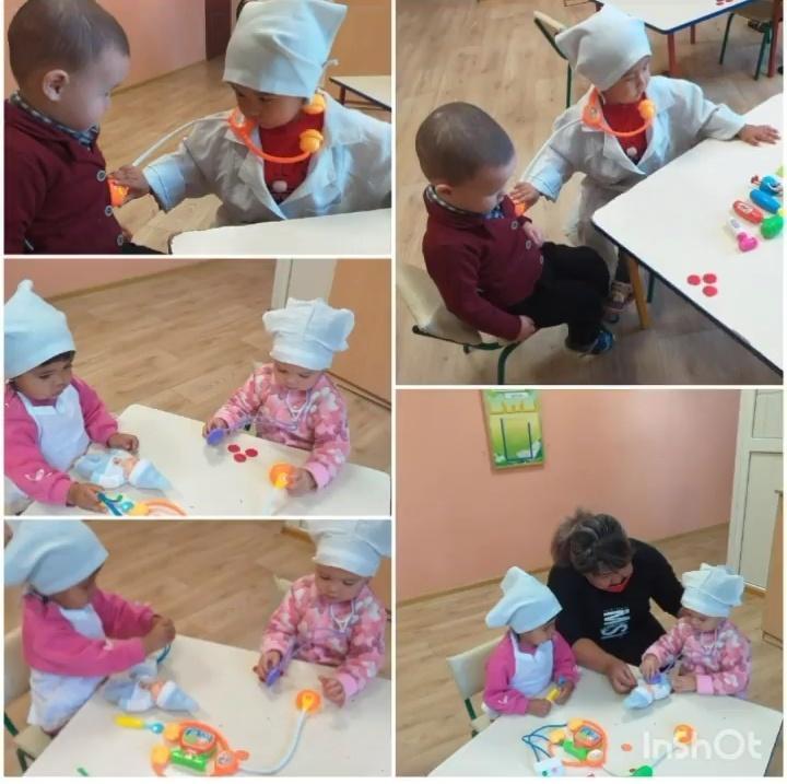 Кіші "Балдырған "тобы     "Мен дәрігер боламын"